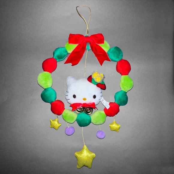 Hello Kitty Christmas Wreath - Picture 1 of 7